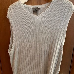Calvin Klein knitted sweater vest mens